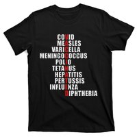 Covid Measles Varicella Vaccinated Cute Saying Idea T-Shirt