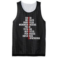 Covid Measles Varicella Vaccinated Cute Saying Idea Mesh Reversible Basketball Jersey Tank