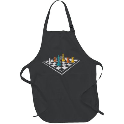 Chess Master Vintage Retro Club Chess Player Apron