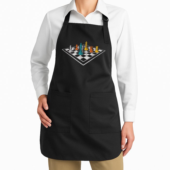 Chess Master Vintage Retro Club Chess Player Apron
