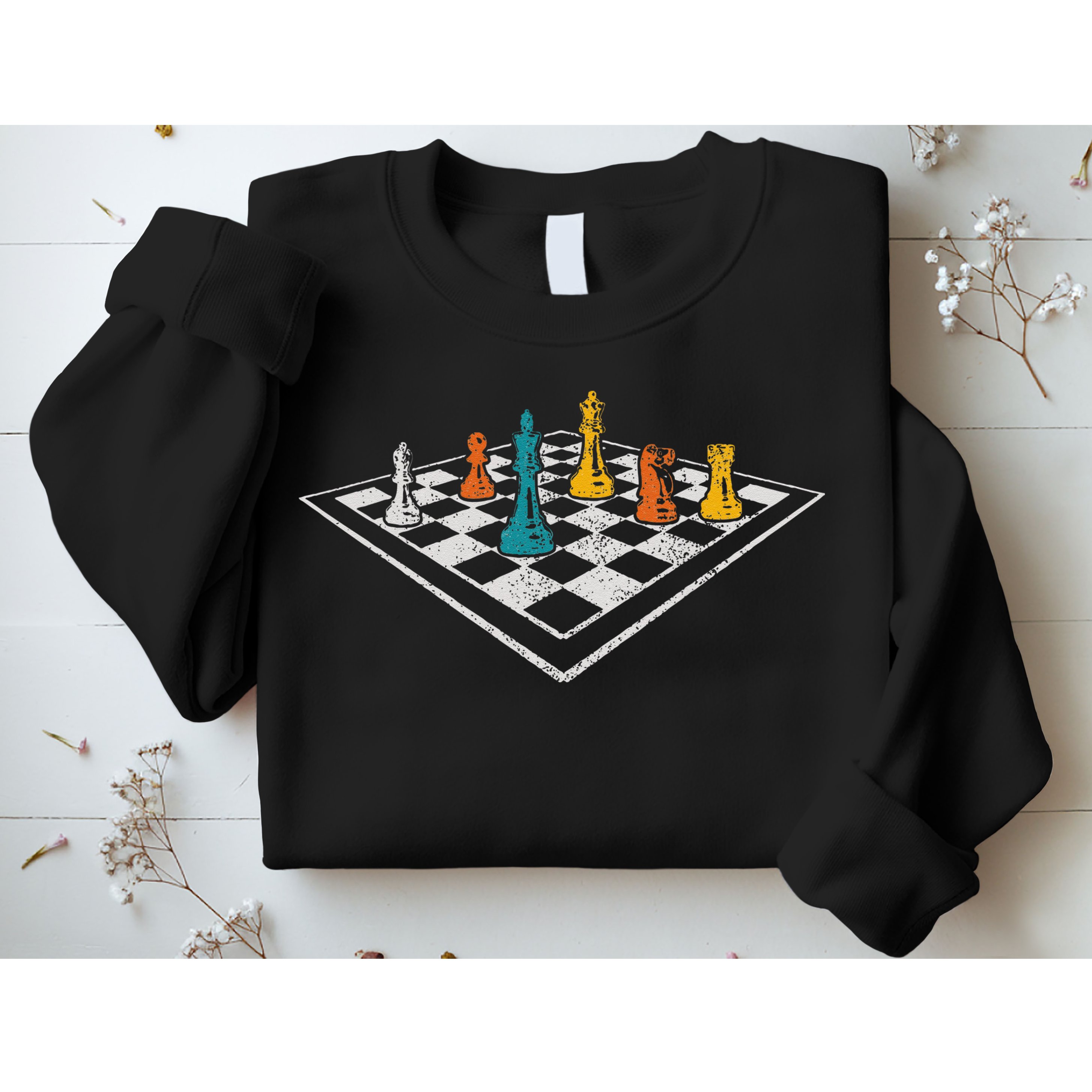 Chess Master Vintage Retro Club Chess Player Sweatshirt