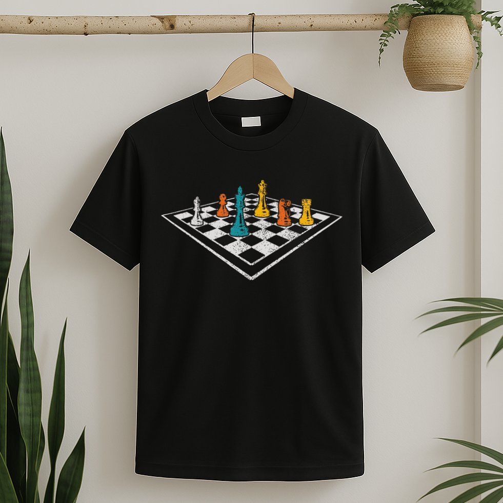 Chess Master Vintage Retro Club Chess Player T-Shirt