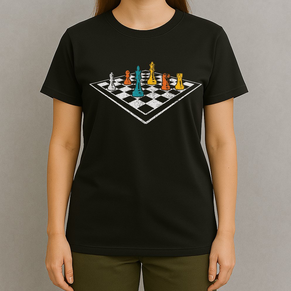 Chess Master Vintage Retro Club Chess Player T-Shirt