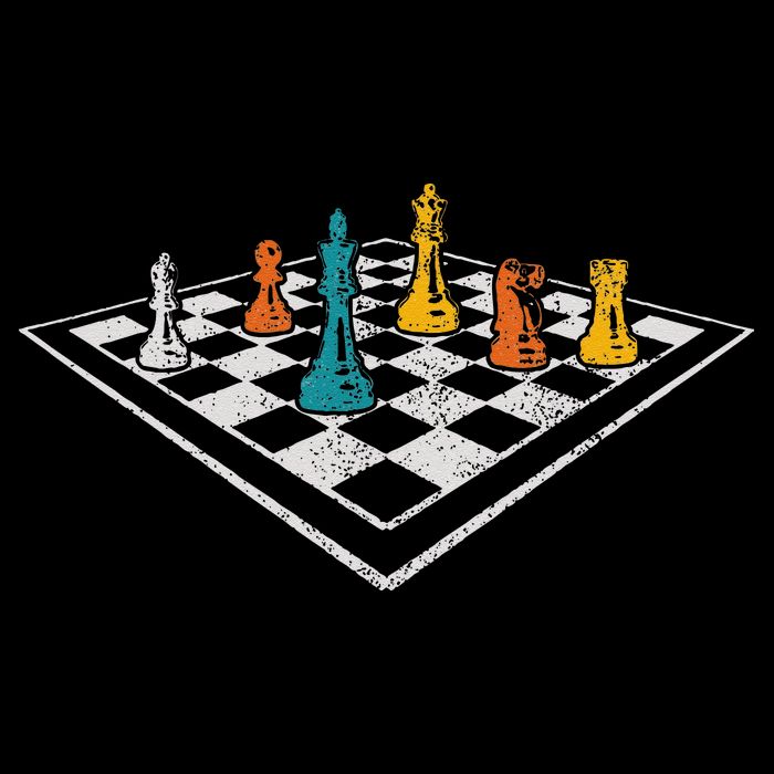 Chess Master Vintage Retro Club Chess Player Tall T-Shirt