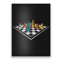 Chess Master Vintage Retro Club Chess Player Poster