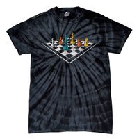 Chess Master Vintage Retro Club Chess Player Tie-Dye T-Shirt