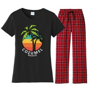 Cozumel Mexico Vacation Women's Flannel Pajama Set