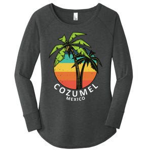 Cozumel Mexico Vacation Women's Perfect Tri Tunic Long Sleeve Shirt