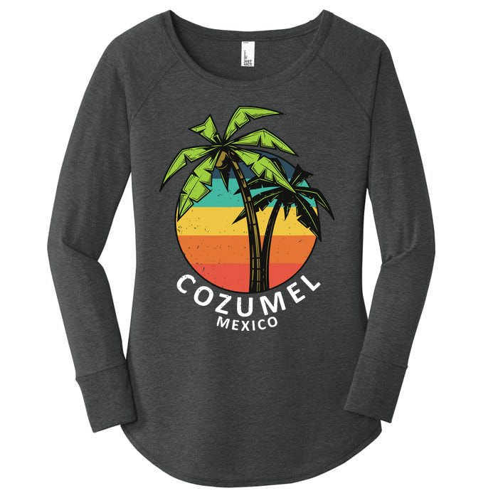 Cozumel Mexico Vacation Women's Perfect Tri Tunic Long Sleeve Shirt