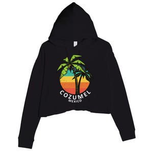 Cozumel Mexico Vacation Crop Fleece Hoodie