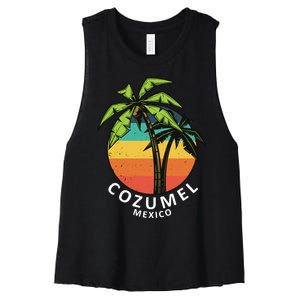 Cozumel Mexico Vacation Women's Racerback Cropped Tank