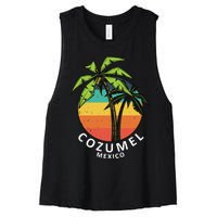 Cozumel Mexico Vacation Women's Racerback Cropped Tank