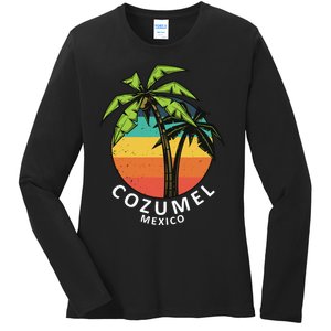 Cozumel Mexico Vacation Ladies Long Sleeve Shirt