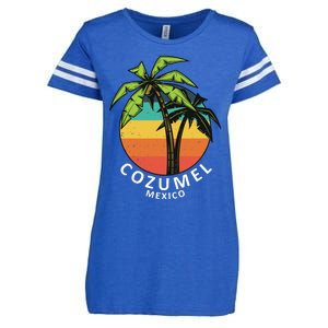 Cozumel Mexico Vacation Enza Ladies Jersey Football T-Shirt