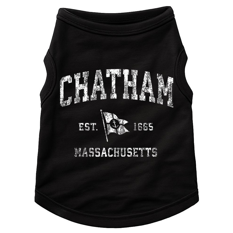 Chatham Ma Vintage Nautical Boat Anchor Flag Sports Doggie Tank