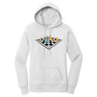 Chess Master Vintage Retro Club Chess Player Women's Pullover Hoodie