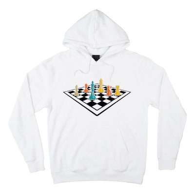 Chess Master Vintage Retro Club Chess Player Hoodie