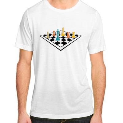 Chess Master Vintage Retro Club Chess Player Adult ChromaSoft Performance T-Shirt