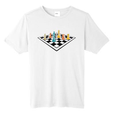 Chess Master Vintage Retro Club Chess Player Tall Fusion ChromaSoft Performance T-Shirt