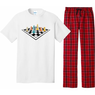 Chess Master Vintage Retro Club Chess Player Pajama Set