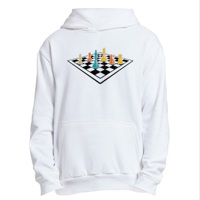 Chess Master Vintage Retro Club Chess Player Urban Pullover Hoodie