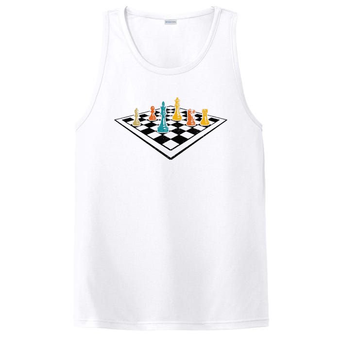 Chess Master Vintage Retro Club Chess Player PosiCharge Competitor Tank