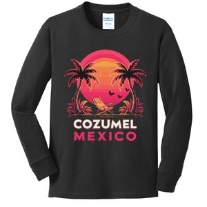 Cozumel Mexico Vacation Paradise Kids Long Sleeve Shirt