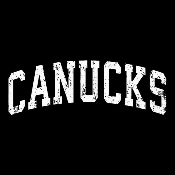 Canucks Mascot Vintage Athletic Sports Name Design Toddler T-Shirt