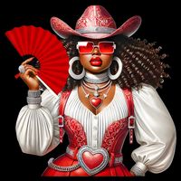 Cowgirl Melanin Western Country  Long Sleeve Shirt