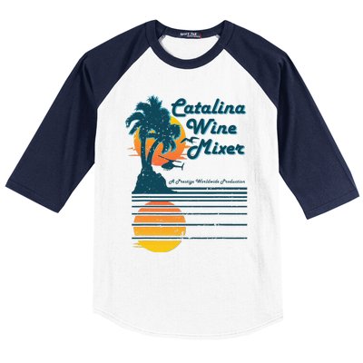 Catalina Mixer Wine Baseball Sleeve Shirt