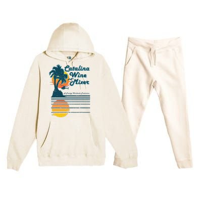 Catalina Mixer Wine Premium Hooded Sweatsuit Set