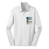 Catalina Mixer Wine Silk Touch Performance Long Sleeve Polo