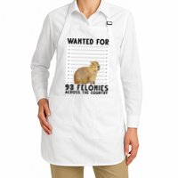 Capybara Mugshot Wanted For 93 Felonies Across The Country Apron
