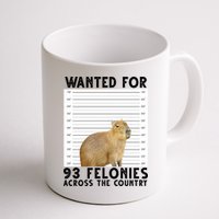 Capybara Mugshot Wanted For 93 Felonies Across The Country Mug