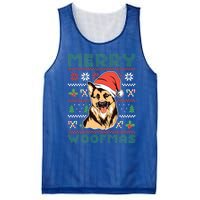 Christmas Merry Woofmas Christmas Dog Owner Christmas Dog Gift Mesh Reversible Basketball Jersey Tank