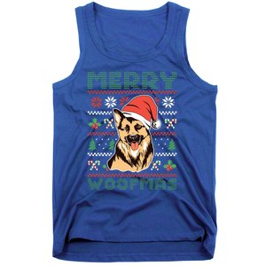 Christmas Merry Woofmas Christmas Dog Owner Christmas Dog Gift Tank Top