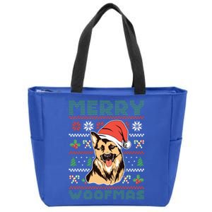 Christmas Merry Woofmas Christmas Dog Owner Christmas Dog Gift Zip Tote Bag