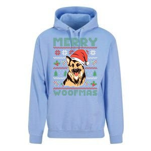 Christmas Merry Woofmas Christmas Dog Owner Christmas Dog Gift Unisex Surf Hoodie