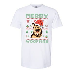 Christmas Merry Woofmas Christmas Dog Owner Christmas Dog Gift Softstyle CVC T-Shirt