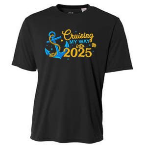 Cruising My Way Into 2025 Happy New Year 2025 Anchor Cooling Performance Crew T-Shirt