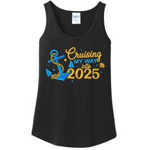 Cruising My Way Into 2025 Happy New Year 2025 Anchor Ladies Essential Tank