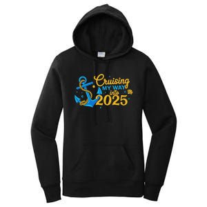 Cruising My Way Into 2025 Happy New Year 2025 Anchor Women's Pullover Hoodie