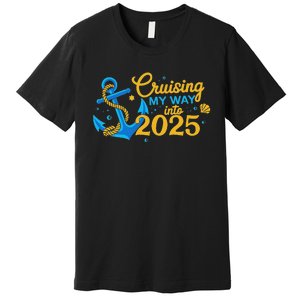 Cruising My Way Into 2025 Happy New Year 2025 Anchor Premium T-Shirt