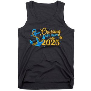 Cruising My Way Into 2025 Happy New Year 2025 Anchor Tank Top