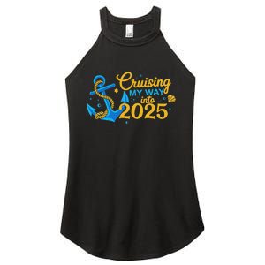 Cruising My Way Into 2025 Happy New Year 2025 Anchor Women's Perfect Tri Rocker Tank