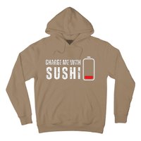 Charge Me With Sushi Funny Sushi Lover Hoodie