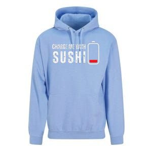 Charge Me With Sushi Funny Sushi Lover Unisex Surf Hoodie