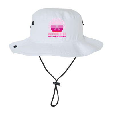 Cancer Messed Wih The Wrong Breast Cancer Awareness Great Gift Legacy Cool Fit Booney Bucket Hat