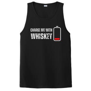 Charge Me With Whiskey Funny Whisky Drinking Lover PosiCharge Competitor Tank