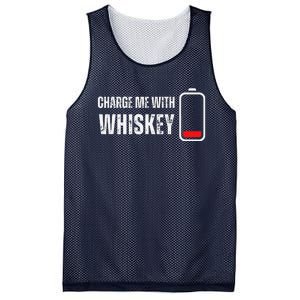 Charge Me With Whiskey Funny Whisky Drinking Lover Mesh Reversible Basketball Jersey Tank